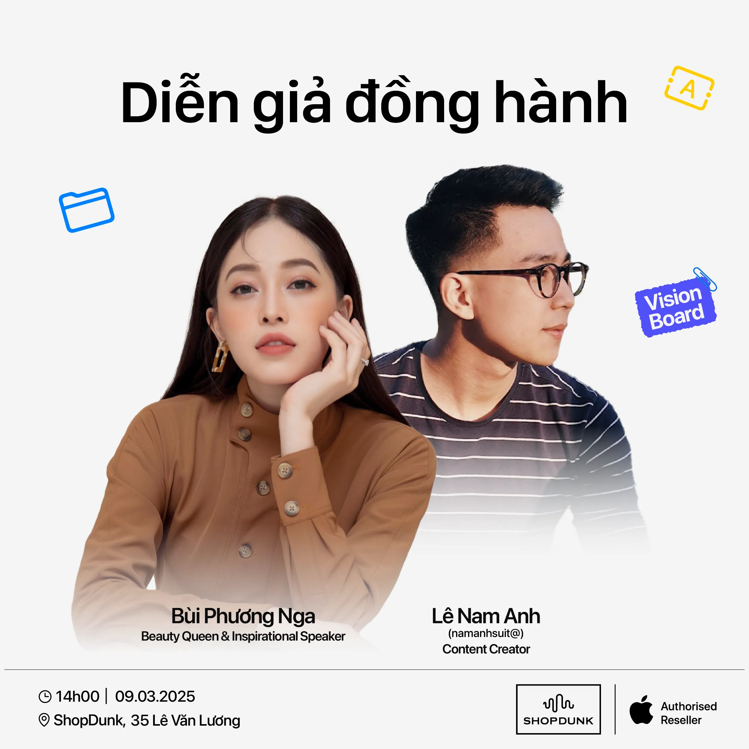 Giao lưu trực tiếp với Á Hậu Phương Nga và Content Creator Lê Nam Anh tại sự kiện